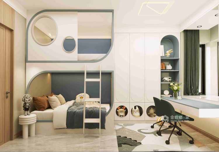 132平龙悦城现代简约-卧室效果图及设计说明