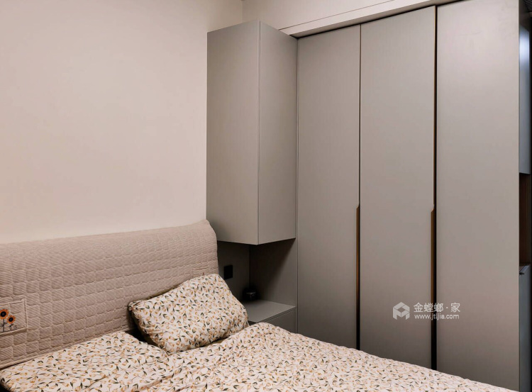 120平正荣西津月现代风格-卧室效果图及设计说明