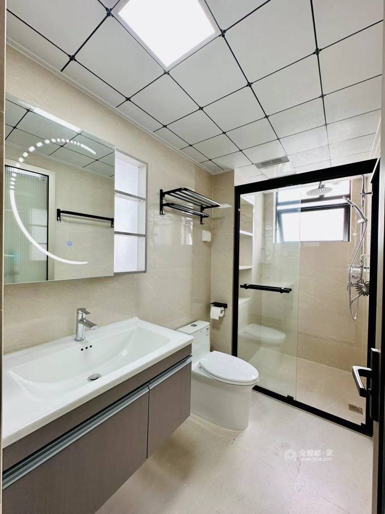 120m²医科大危旧房现代中式风-卧室效果图及设计说明