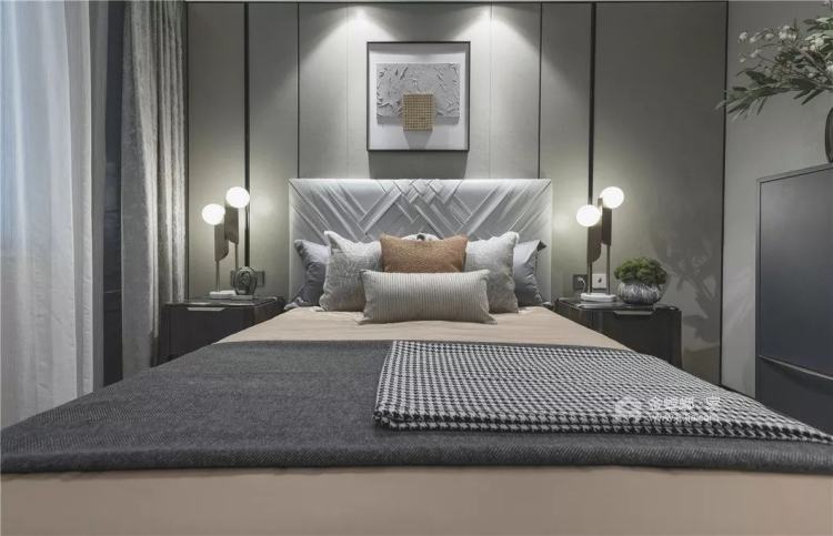 124中梁珑熙府现代极简-卧室效果图及设计说明