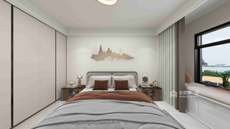 132平龙悦城现代极简-卧室效果图及设计说明