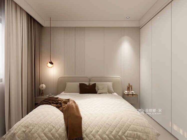 115平德信君宸现代简约-卧室效果图及设计说明