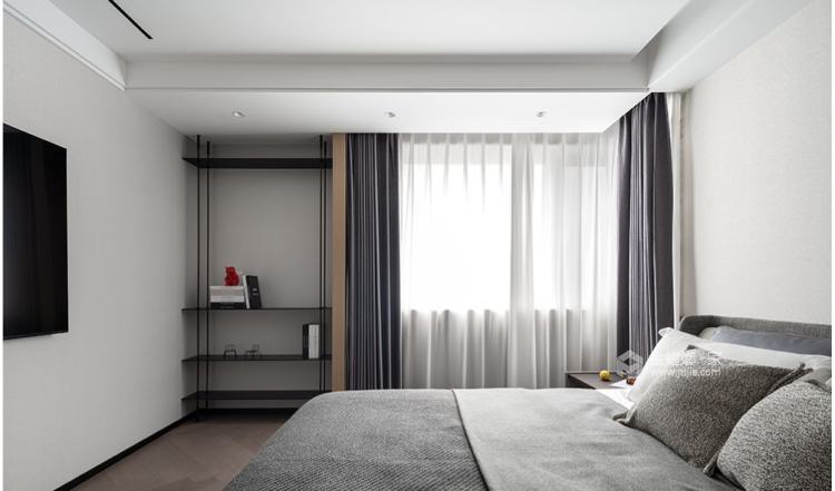 168平西峡壹号院现代简约风-卧室效果图及设计说明