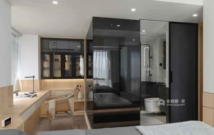 49平锦江公寓现代简约风-餐厅效果图及设计说明