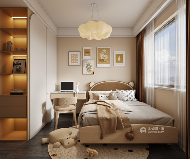 154平朗诗熙华府现代简约风格-卧室效果图及设计说明