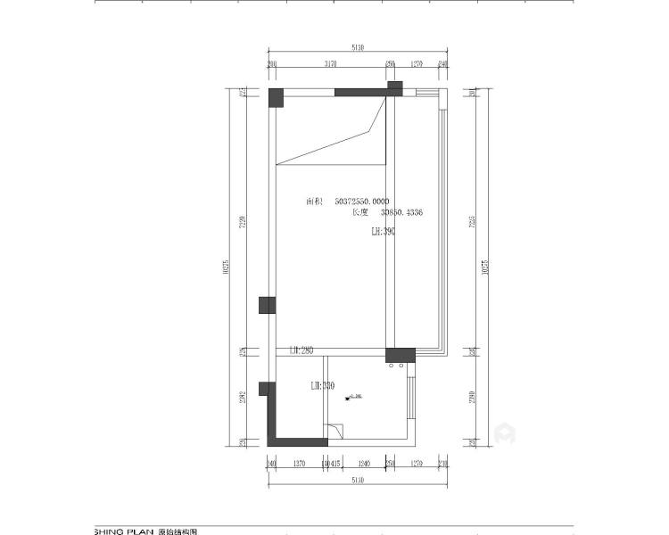 119平翰林院现代风格-业主需求&原始结构图