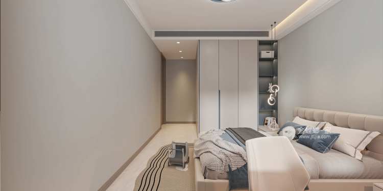 168平海棠公馆现代风格-卧室效果图及设计说明