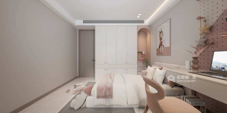 168平海棠公馆现代风格-卧室效果图及设计说明