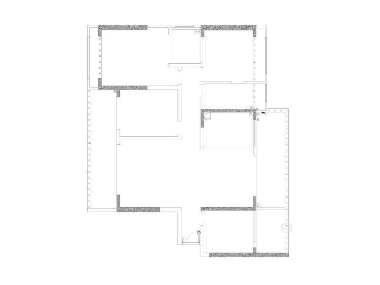170平方和润家园复古法式风格-业主需求&原始结构图