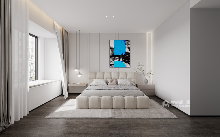 极-简-卧室效果图及设计说明