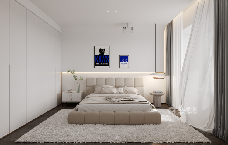 极-简-卧室效果图及设计说明