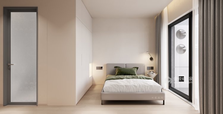 172平方金科博翠拾光现代极简风格-卧室效果图及设计说明