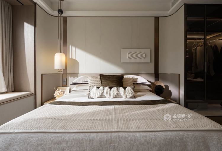 130平白河湾现代简约-卧室效果图及设计说明