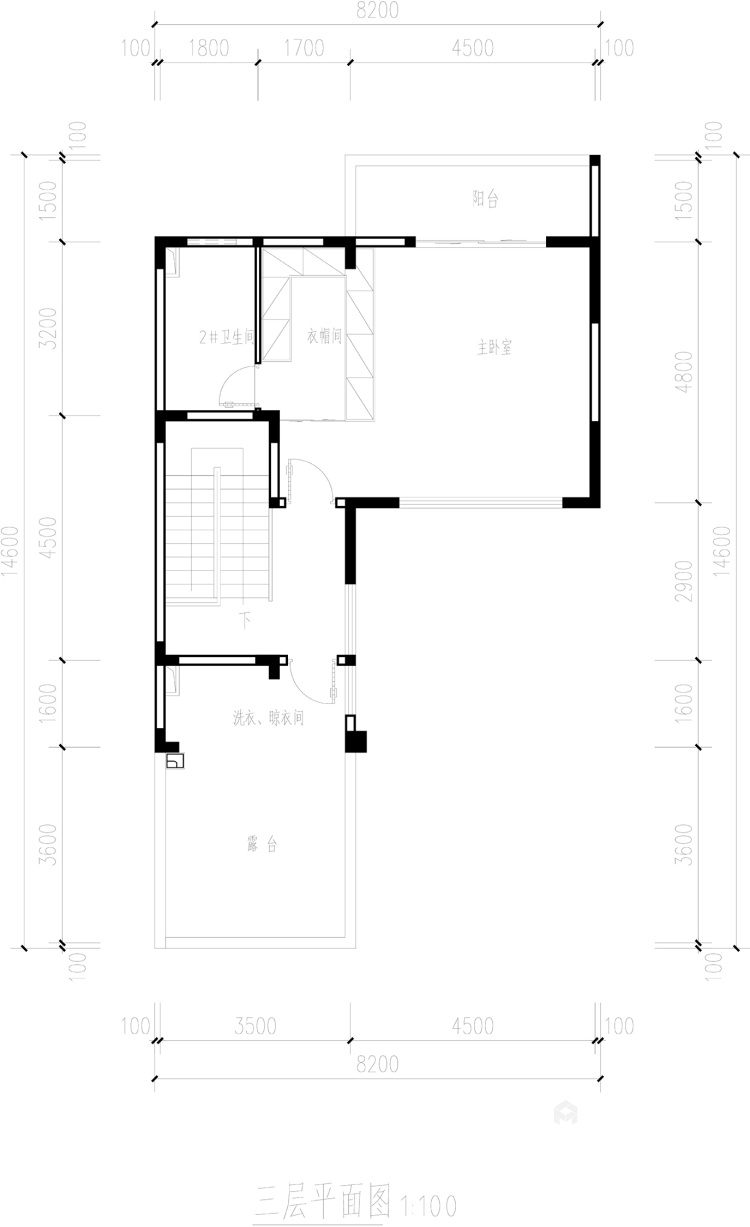 240平方别墅幸福家园中古风-业主需求&原始结构图