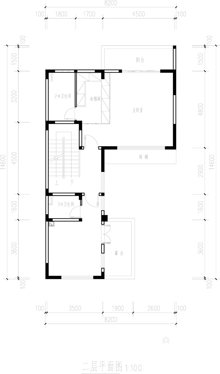 240平方别墅幸福家园中古风-业主需求&原始结构图