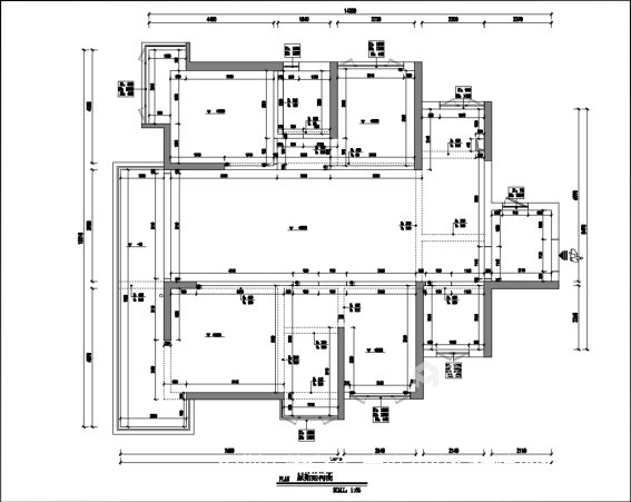 161平方碧桂园现代简约风格-业主需求&原始结构图