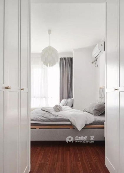 106平中南望江北欧风-卧室效果图及设计说明