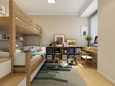 原木色89平现代风，两居室小户型的舒适生活