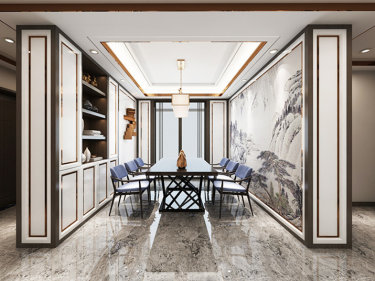130平新中式风品味时尚、古典、优雅居住空间