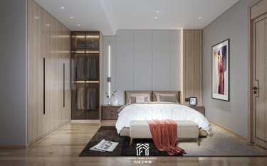 350平别墅新中式卧室