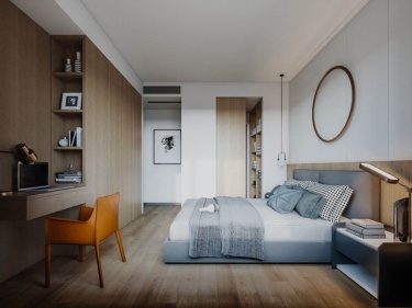 130平新泾苑小区现代风格-极简原木风，高空间利用率的经济实用型小家！