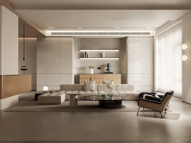 310平自建别墅现代风格-复式空间的现代演绎