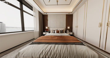 170平新中式卧室