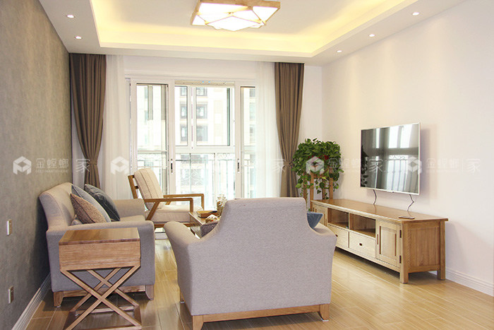 谁说非要红艳艳，婚房也可以装成“小清新”-