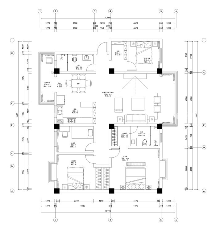 喜欢不浮夸的美式风格？这款你一定要看-平面布置图
