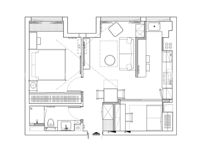 小户型如何显宽敞，他家值得参考-平面布置图