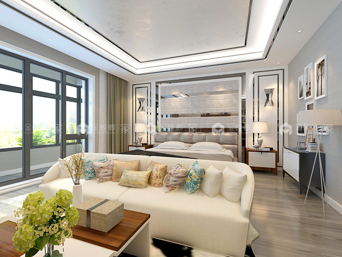 280㎡现代风，被称赞浪漫又实用-卧室