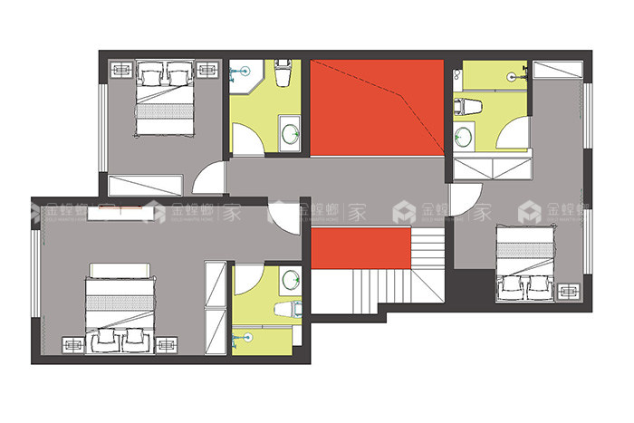 326㎡奢华欧式大宅，不仅是惊艳-平面布置图