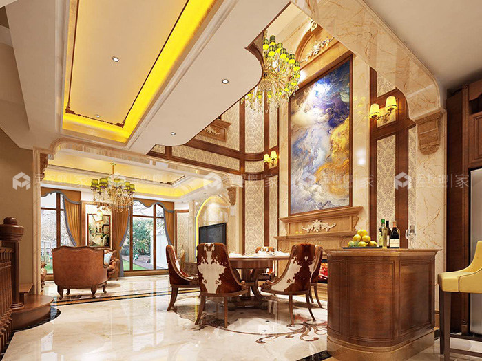 326㎡奢华欧式大宅，不仅是惊艳-