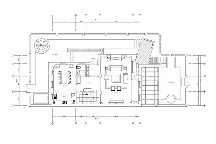 280㎡现代风，被称赞浪漫又实用-平面布置图