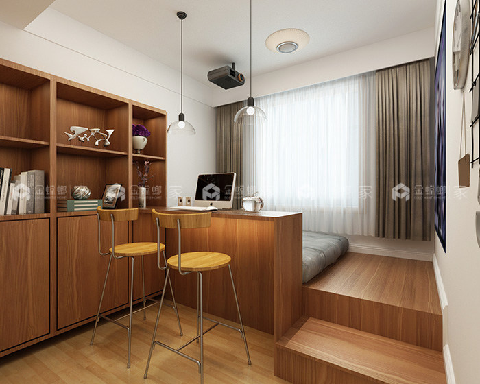 110㎡北欧混搭自然风小资情调，年轻人的家就要不一样-影音室