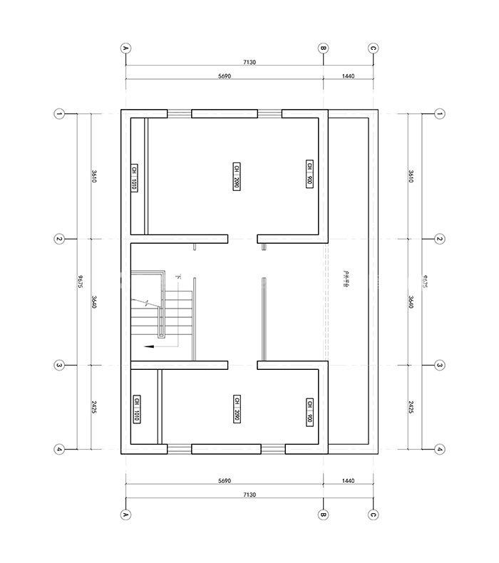阳光房、小庭院，真正大气的中式之家-原始结构图