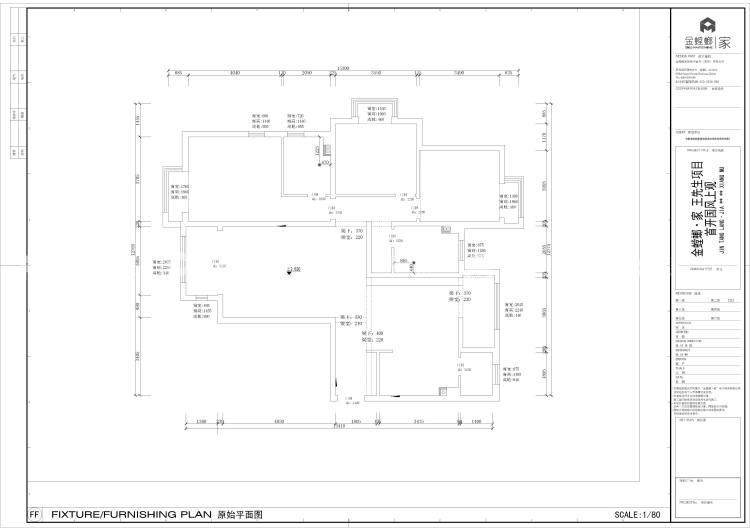 160平新中式，没见过这么简单的中式-业主需求&原始结构图