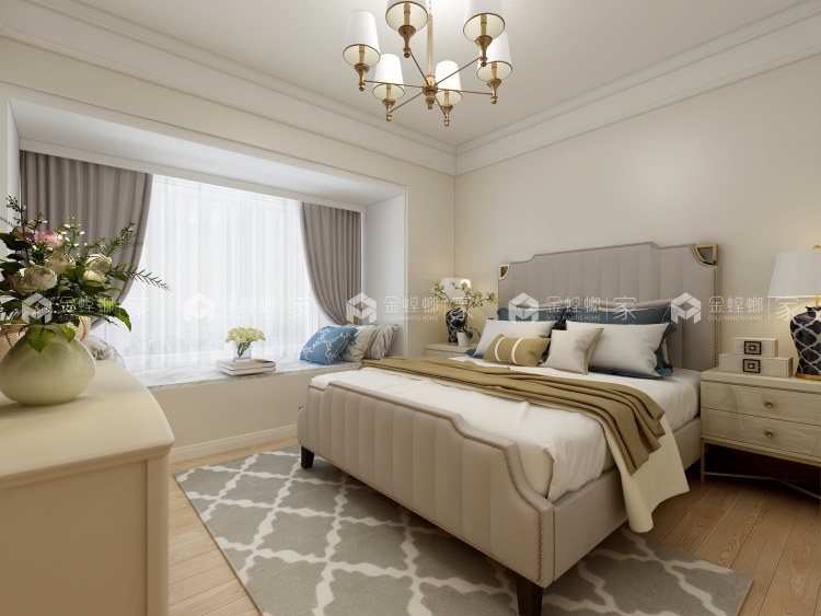 用木质家具打底，营造温馨舒适氛围-空间效果图