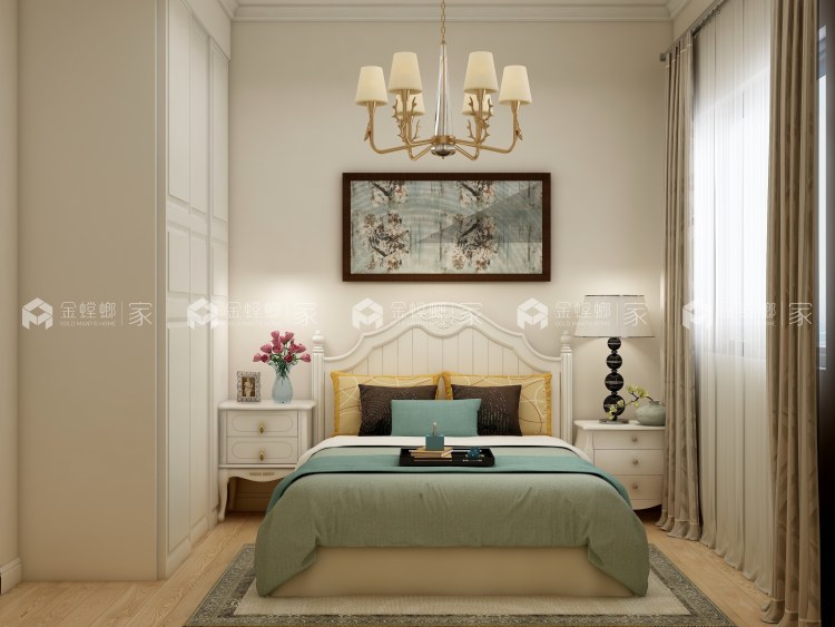 用木质家具打底，营造温馨舒适氛围-空间效果图