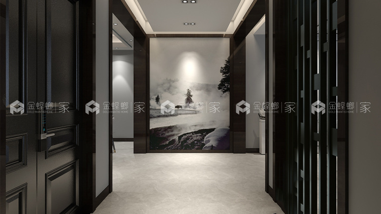 182平现代风格婚房，简约时尚有个性！-空间效果图