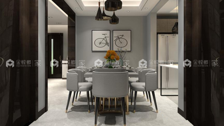 182平现代风格婚房，简约时尚有个性！-空间效果图