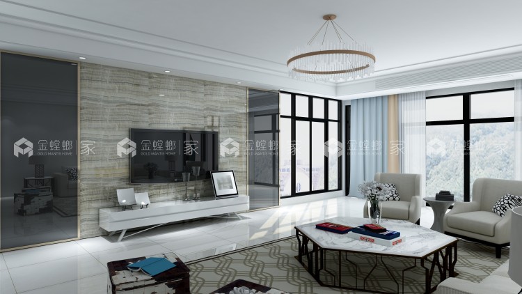 现代简约装修 不做作得生活-空间效果图