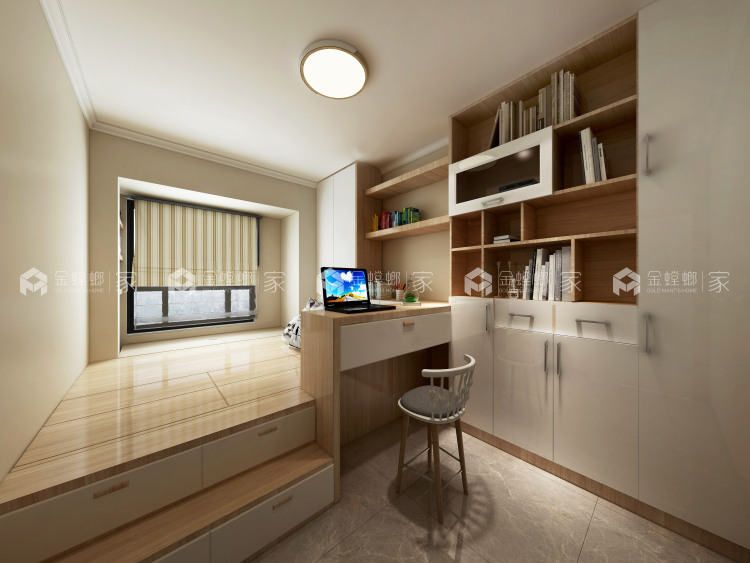 理想的家，满满的清新和舒适-卧室