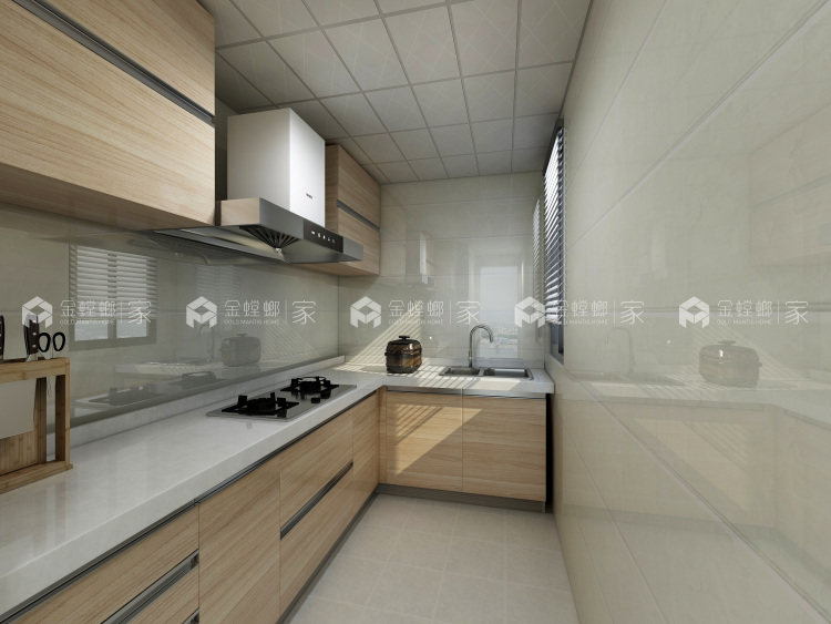 理想的家，满满的清新和舒适-厨房