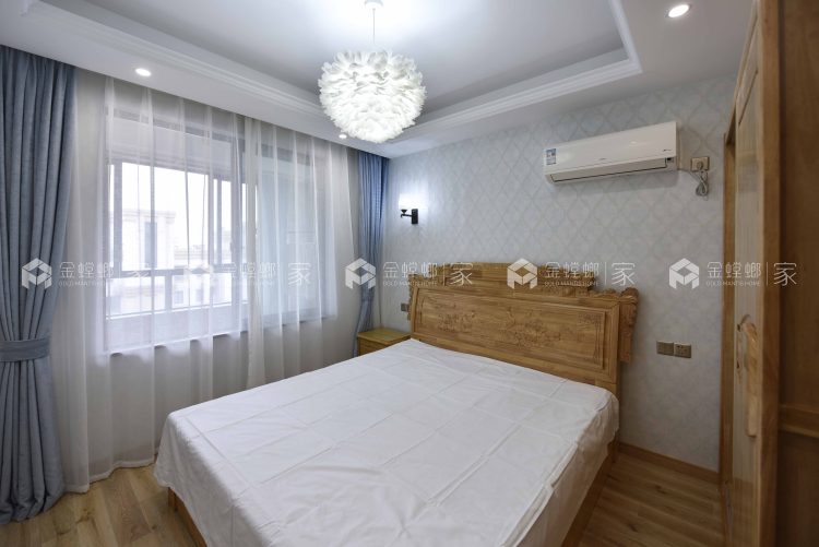 美式田园风-卧室效果图及设计说明