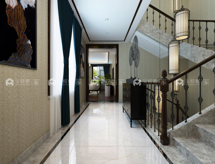 别墅 没有一定的高度不适合如此低调的家装-餐厅效果图及设计说明