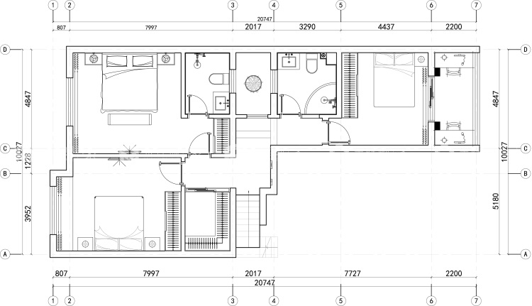 217平温莎城堡中式新装修-平面布置图