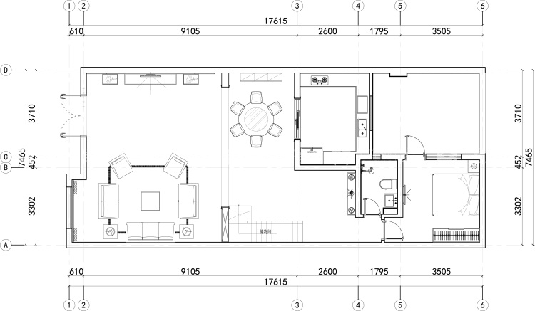 217平温莎城堡中式新装修-平面布置图