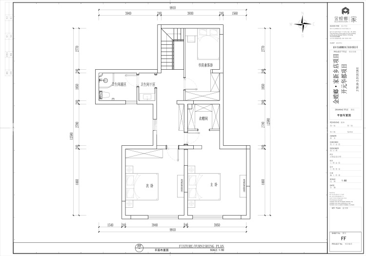 现代简约风光感复式，兼具艺术与实用-平面布置图