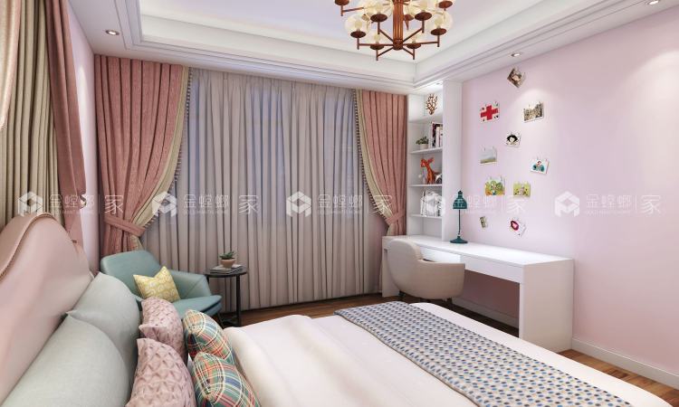 简约大气300平新中式，亦古亦今的精致生活-卧室效果图及设计说明